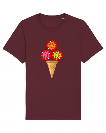 Cherry ice-cream Burgundy