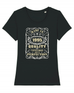 Made in 1995 quality - Cadou aniversar 1995 Tricou mânecă scurtă guler larg fitted Damă Expresser