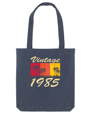 Vintage 1985 - sunny palmtrees - Cadou aniversar 1985 Midnight Blue