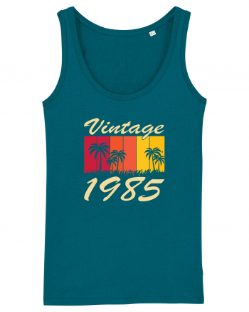 Vintage 1985 - sunny palmtrees - Cadou aniversar 1985 Ocean Depth