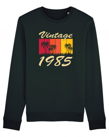 Vintage 1985 - sunny palmtrees - Cadou aniversar 1985 Black