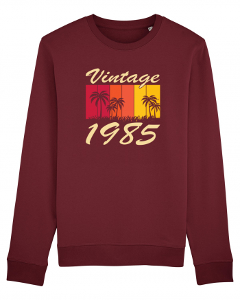 Vintage 1985 - sunny palmtrees - Cadou aniversar 1985 Burgundy