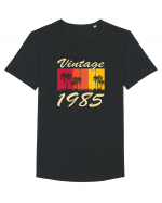 Vintage 1985 - sunny palmtrees - Cadou aniversar 1985 Tricou mânecă scurtă guler larg Bărbat Skater