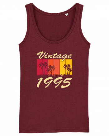 Vintage 1995 - sunny palmtrees - Cadou aniversar 1995 Burgundy