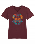 Vintage 1995 limited edition Vegas - Cadou aniversar 1995 Tricou mânecă scurtă guler V Bărbat Presenter