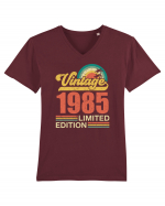 Vintage 1985 limited edition - Cadou aniversar 1985 Tricou mânecă scurtă guler V Bărbat Presenter