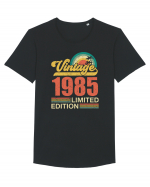 Vintage 1985 limited edition - Cadou aniversar 1985 Tricou mânecă scurtă guler larg Bărbat Skater