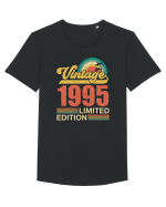 Vintage 1995 limited edition - Cadou aniversar 1995 Tricou mânecă scurtă guler larg Bărbat Skater