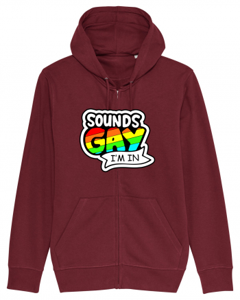 Sounds Gay Burgundy