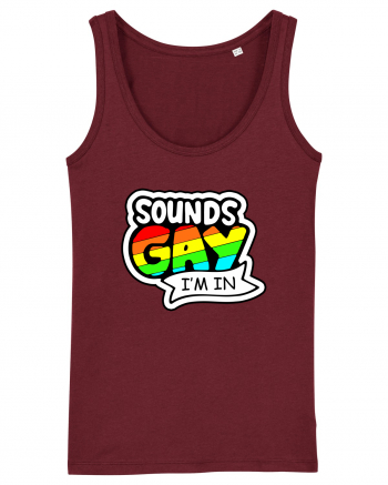 Sounds Gay Burgundy