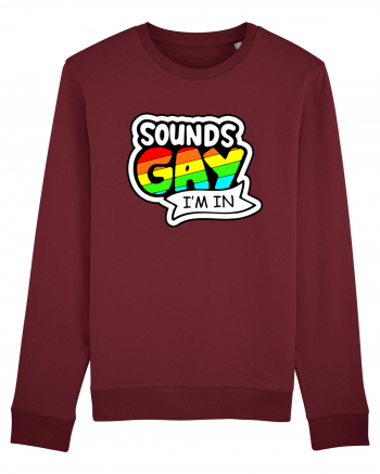 Sounds Gay Burgundy