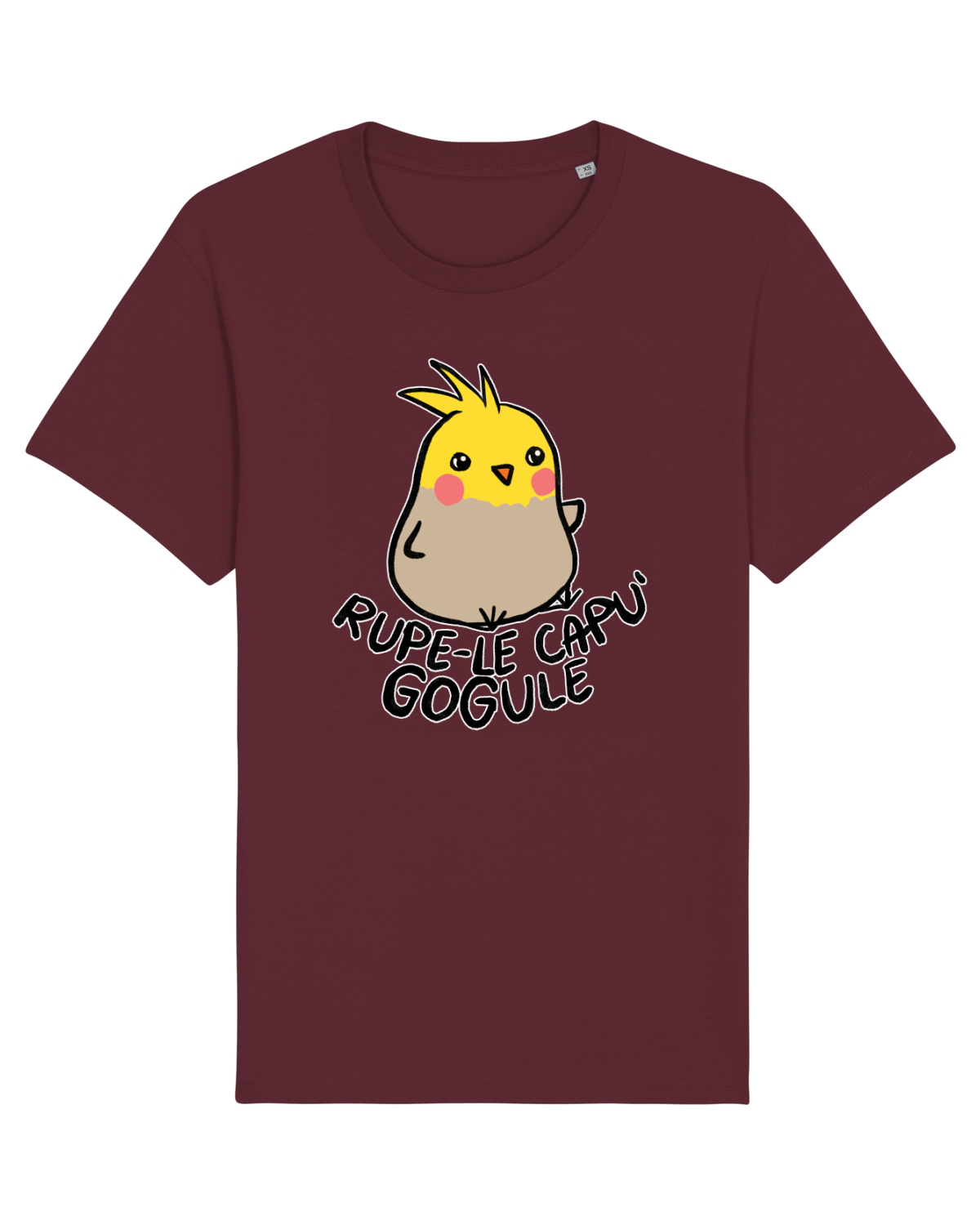 Tricou mânecă scurtă Unisex Rocker Burgundy