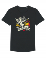 Happy Dragobete Day Tricou mânecă scurtă guler larg Bărbat Skater