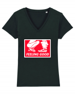 Feeling Good Tricou mânecă scurtă guler V Damă Evoker