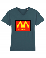 I'm lovin' it Tricou mânecă scurtă guler V Bărbat Presenter