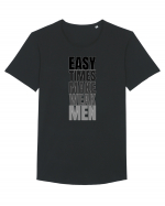 Easy Times Make Weak Men Tricou mânecă scurtă guler larg Bărbat Skater