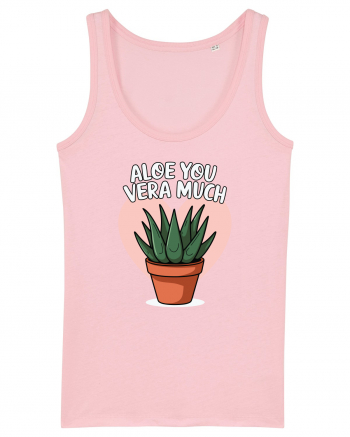 Aloe You Vera Much Cotton Pink