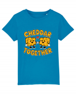 Cheddar Together | Cute Cheese Couple Tricou mânecă scurtă  Copii Mini Creator