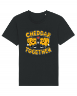 Cheddar Together | Cute Cheese Couple Tricou mânecă scurtă Unisex Rocker