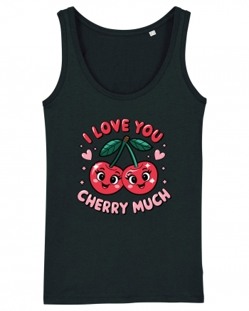 I Love You Cherry Much Black