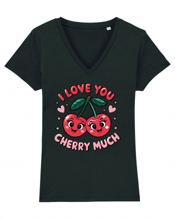 I Love You Cherry Much Black