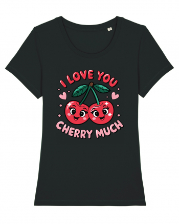 I Love You Cherry Much Black