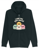 I Love You Very Mochi Hanorac cu fermoar Unisex Connector