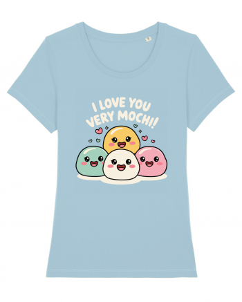 I Love You Very Mochi Sky Blue