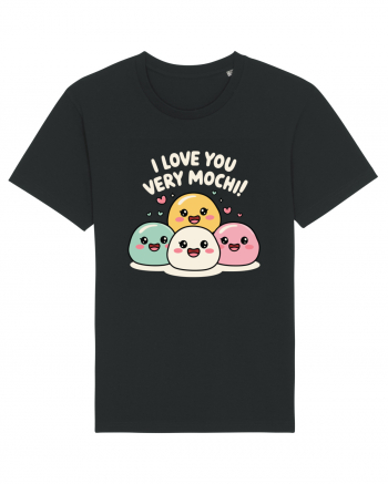 I Love You Very Mochi Black