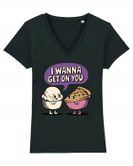 I Wanna Get On You Tricou mânecă scurtă guler V Damă Evoker