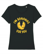 I'm Bananas For You Tricou mânecă scurtă guler larg fitted Damă Expresser