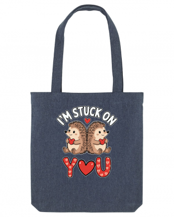 I'm Stuck On You | Hedgehog Valentine's Midnight Blue