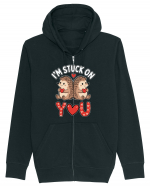 I'm Stuck On You | Hedgehog Valentine's Hanorac cu fermoar Unisex Connector