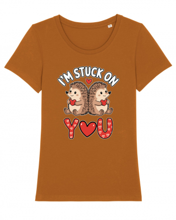 I'm Stuck On You | Hedgehog Valentine's Roasted Orange