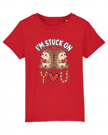 I'm Stuck On You | Hedgehog Valentine's Red