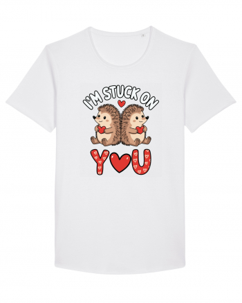 I'm Stuck On You | Hedgehog Valentine's White