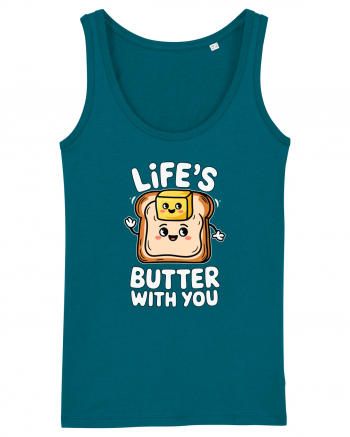 Life's Butter With You | Funny Toast Pun Ocean Depth