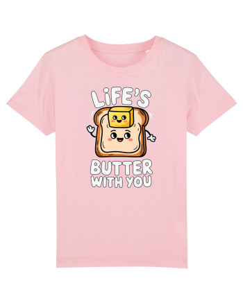 Life's Butter With You | Funny Toast Pun Cotton Pink