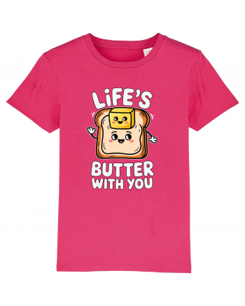 Life's Butter With You | Funny Toast Pun Raspberry