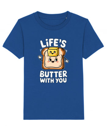 Life's Butter With You | Funny Toast Pun Majorelle Blue