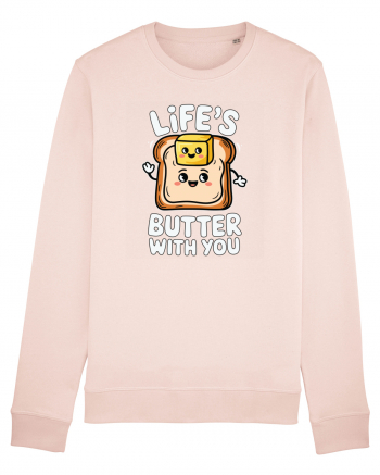 Life's Butter With You | Funny Toast Pun Candy Pink