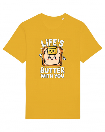 Life's Butter With You | Funny Toast Pun Spectra Yellow