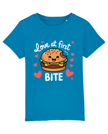 Love At First Bite | Cute Hamburger Pun Azur