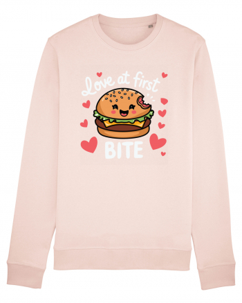 Love At First Bite | Cute Hamburger Pun Candy Pink