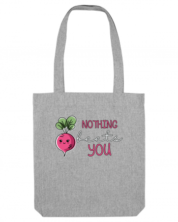 Nothing Beets You | Valentine's Funny Pun Heather Grey