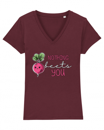 Nothing Beets You | Valentine's Funny Pun Burgundy