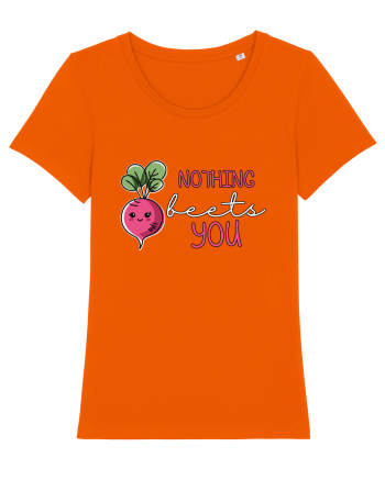 Nothing Beets You | Valentine's Funny Pun Bright Orange