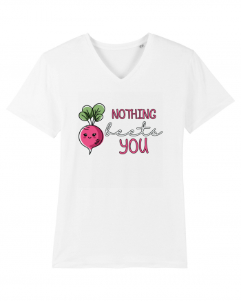 Nothing Beets You | Valentine's Funny Pun White