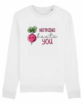 Nothing Beets You | Valentine's Funny Pun White