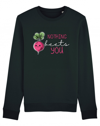 Nothing Beets You | Valentine's Funny Pun Black